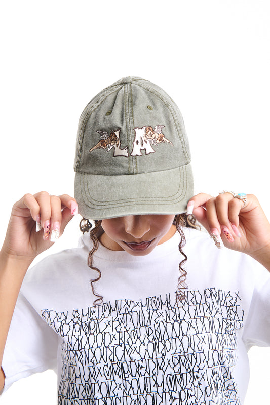 L.A. Angelic Hat (Relaxed Fit, Olive)