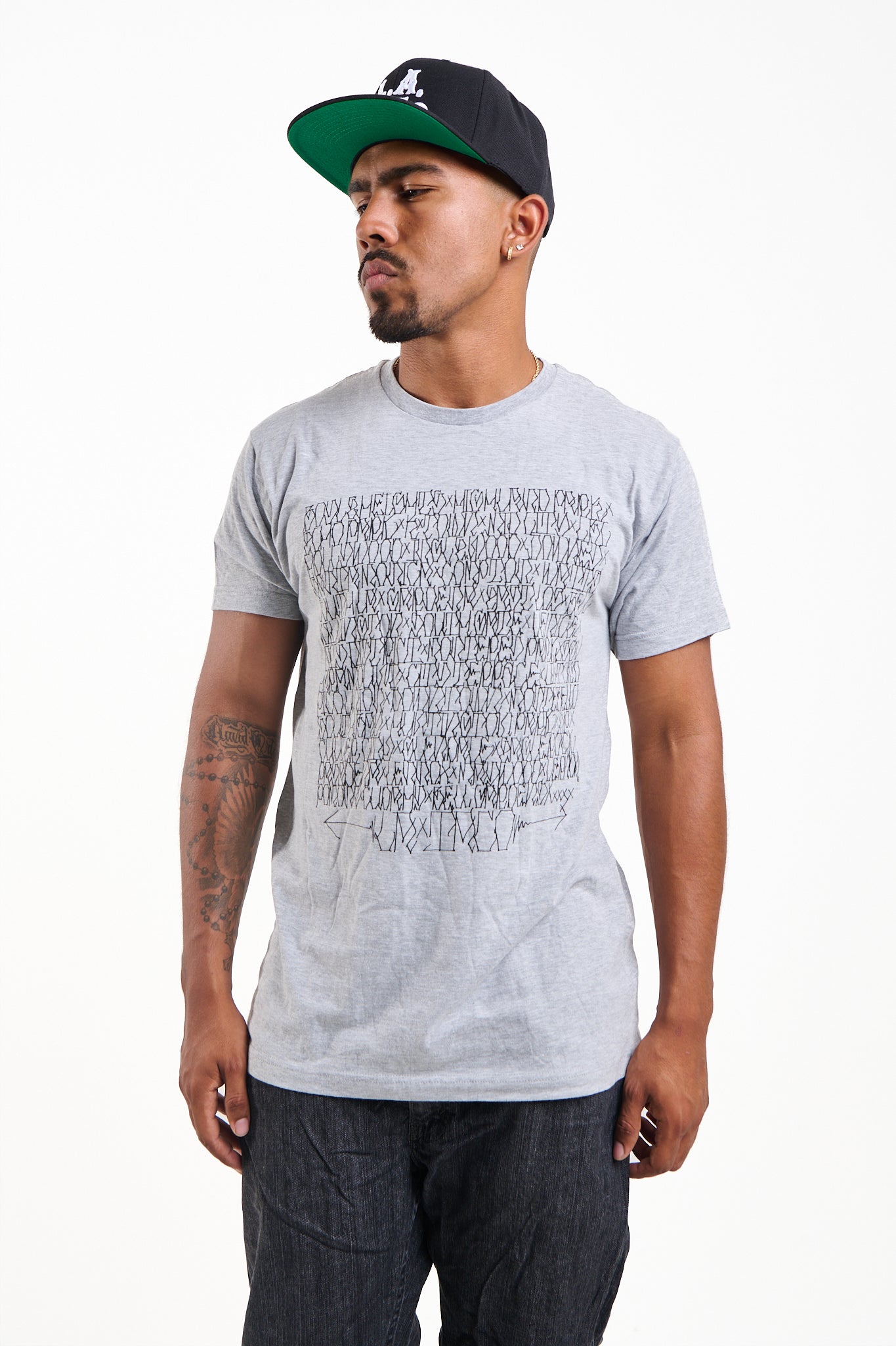 Neighborhood Roll Call T-Shirt by DEFER (Heather Grey)