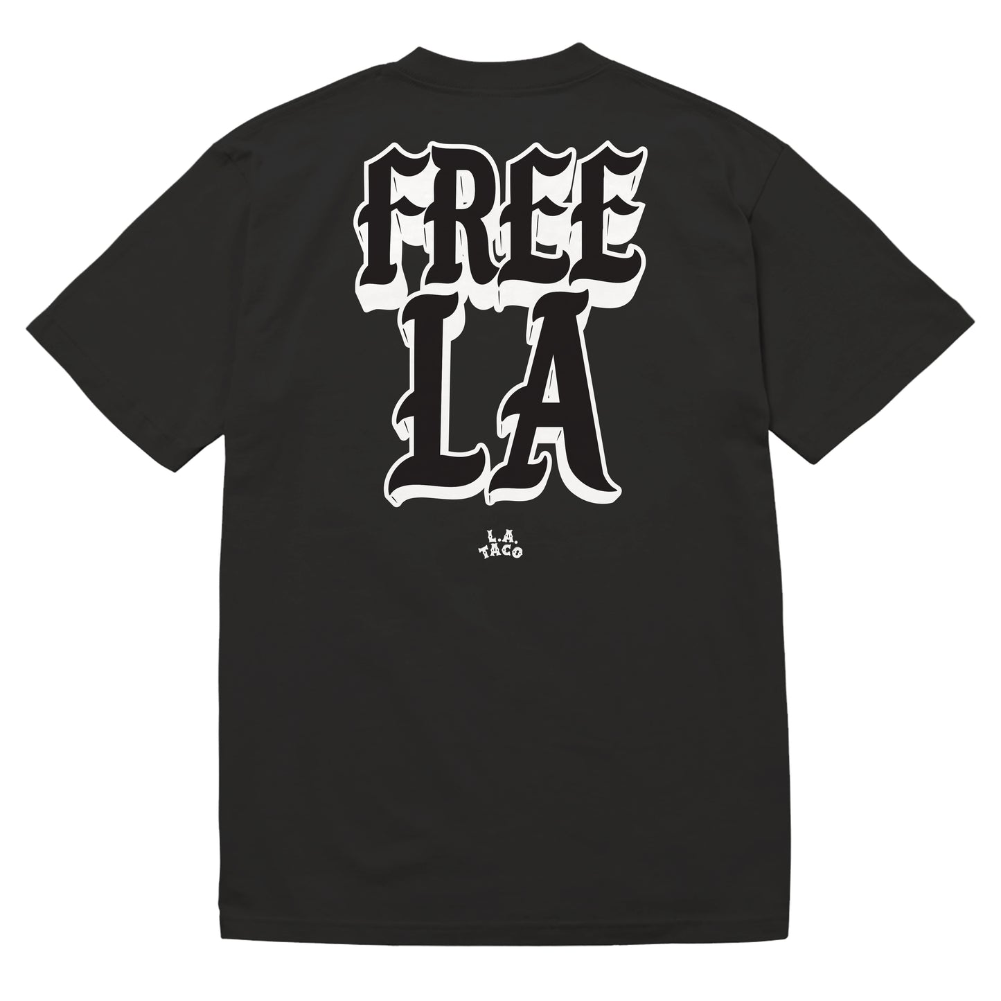 FREE L.A. TACO T-Shirt (Black and White)