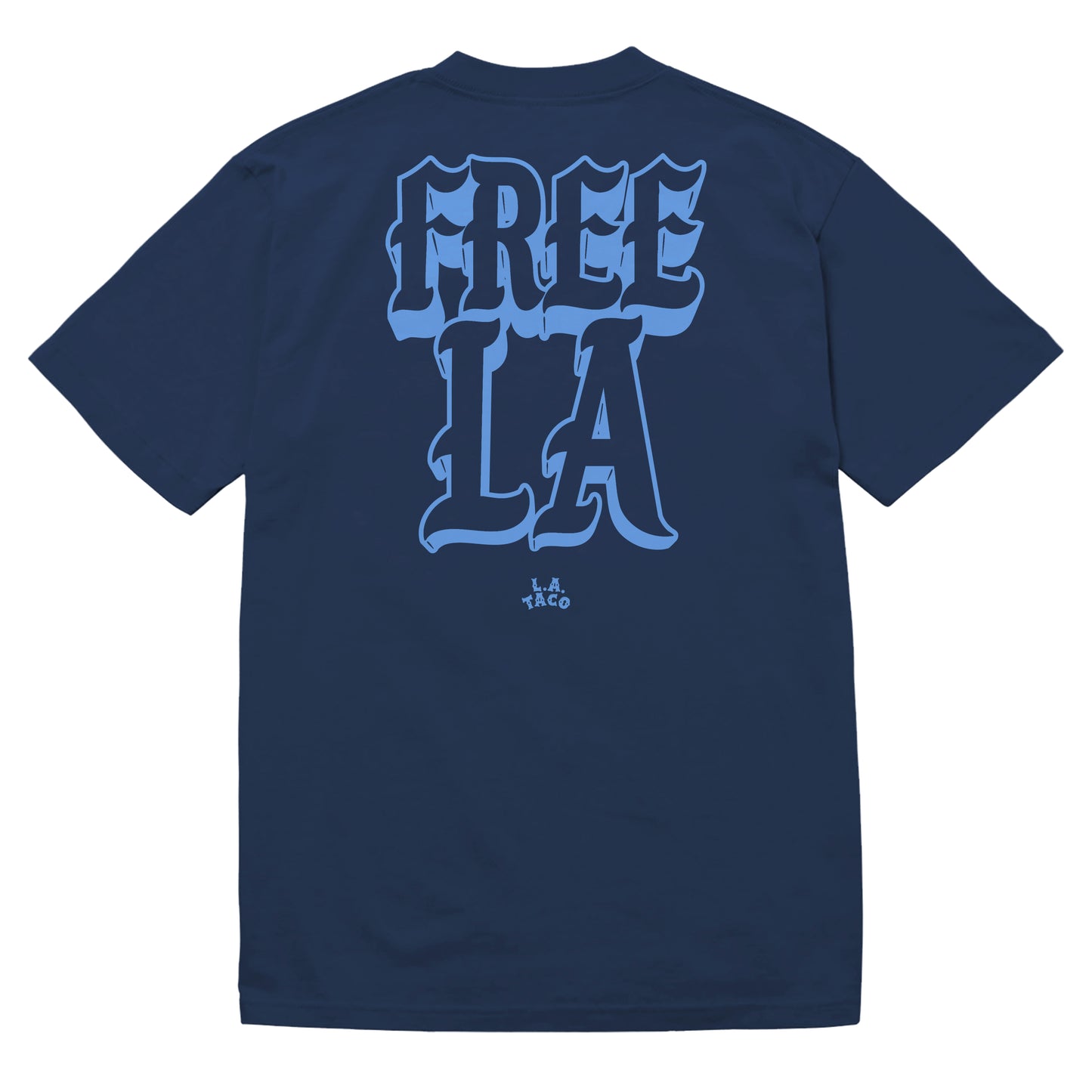 FREE L.A. T-Shirt (Dark Blue and Teal)