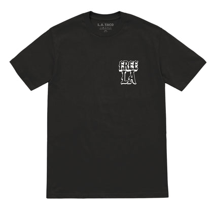 FREE L.A. TACO T-Shirt (Black and White)
