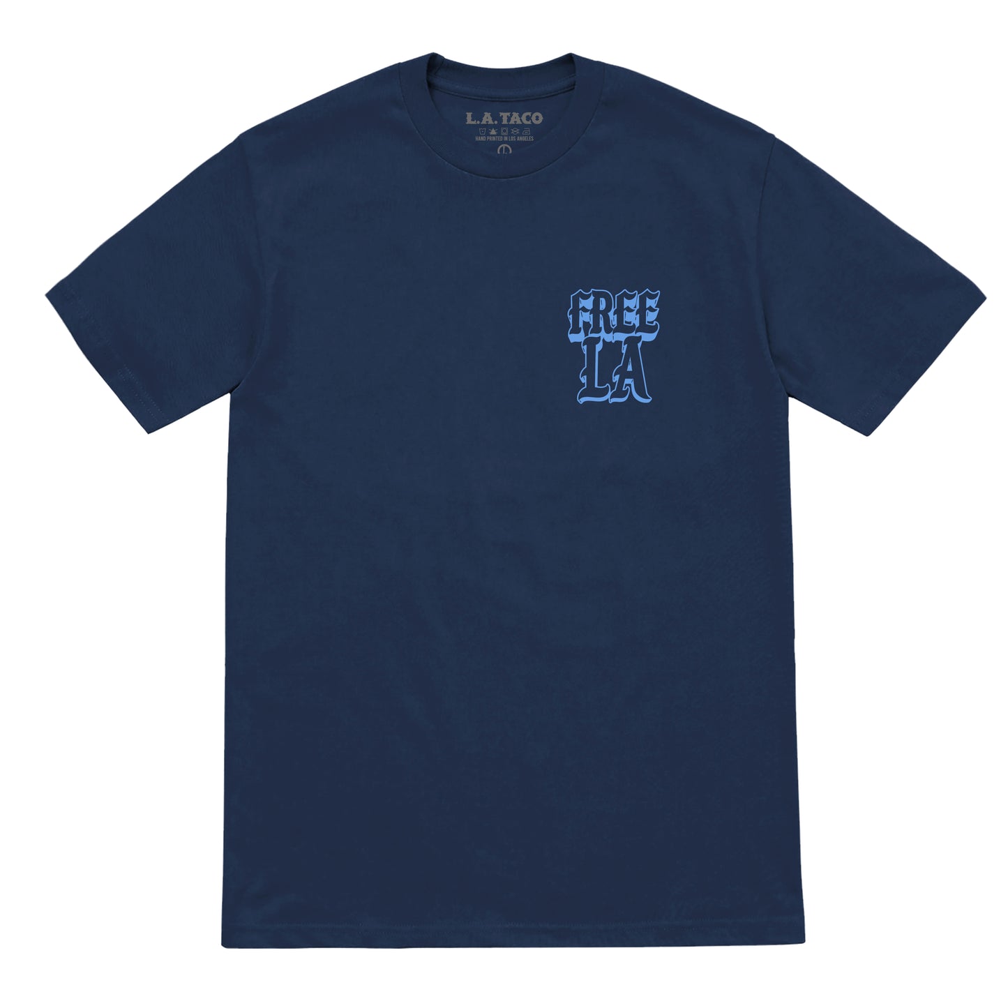 FREE L.A. T-Shirt (Dark Blue and Teal)