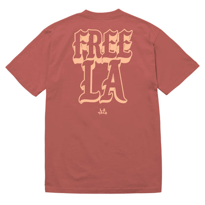 FREE L.A. TACO T-Shirt (Terracota and Cream)