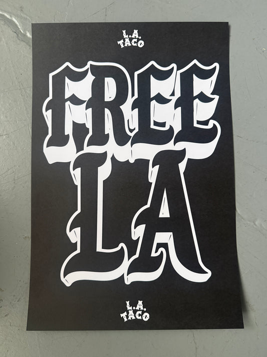 FREE L.A. Poster
