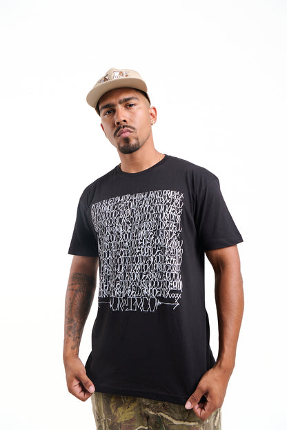 Neighborhood Roll Call T-Shirt by DEFER (Black)