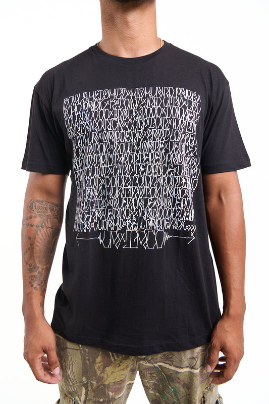 Neighborhood Roll Call T-Shirt by DEFER (Black)
