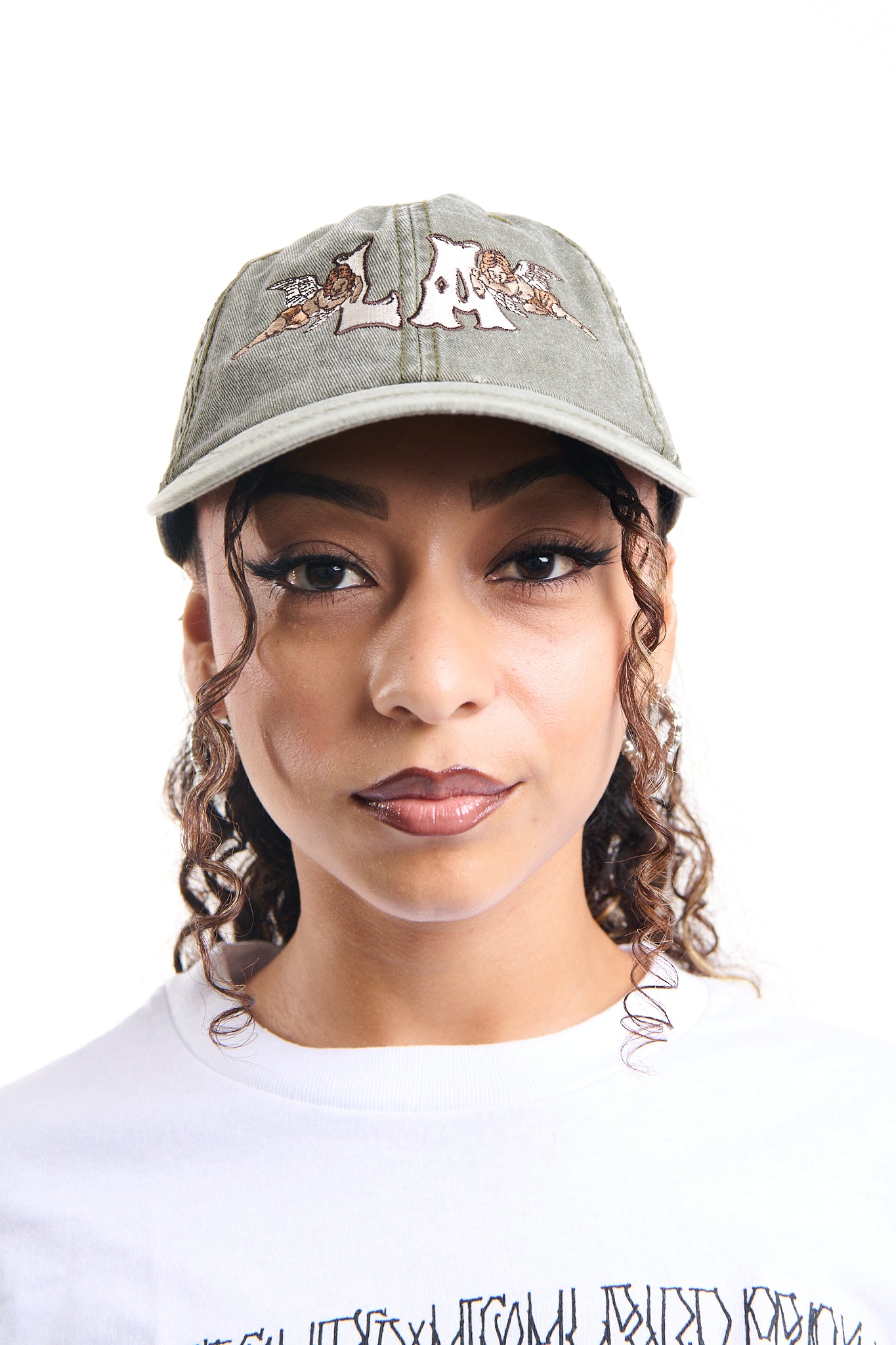 L.A. Angelic Hat (Relaxed Fit, Olive)