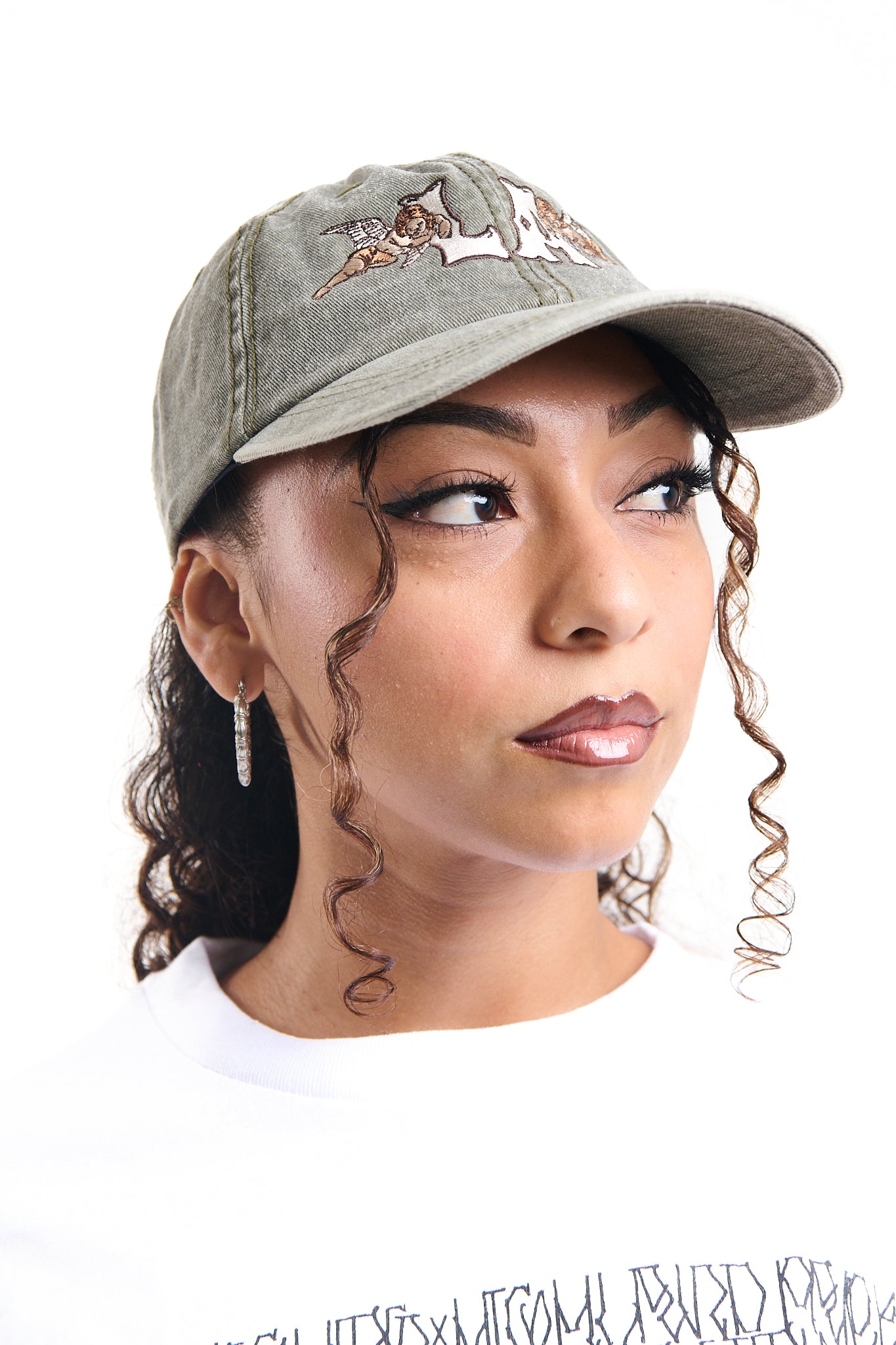 L.A. Angelic Hat (Relaxed Fit, Olive)