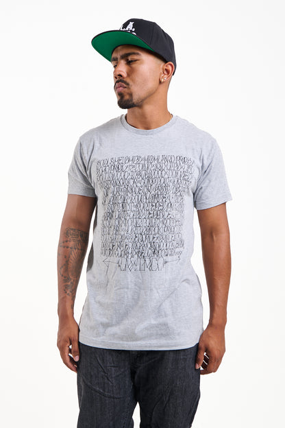 Neighborhood Roll Call T-Shirt by DEFER (Heather Grey)