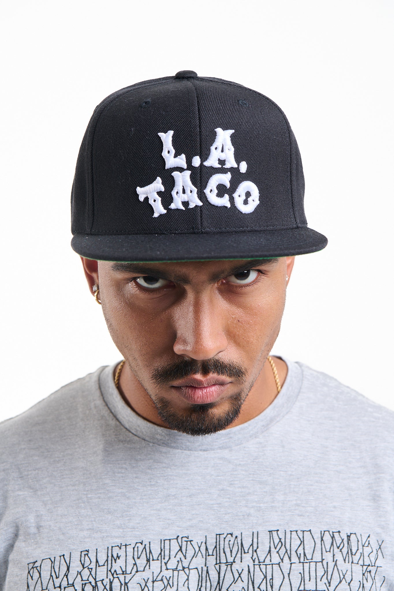 Black & White L.A. TACO Hat