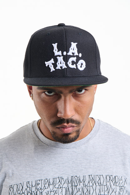 Black & White L.A. TACO Hat