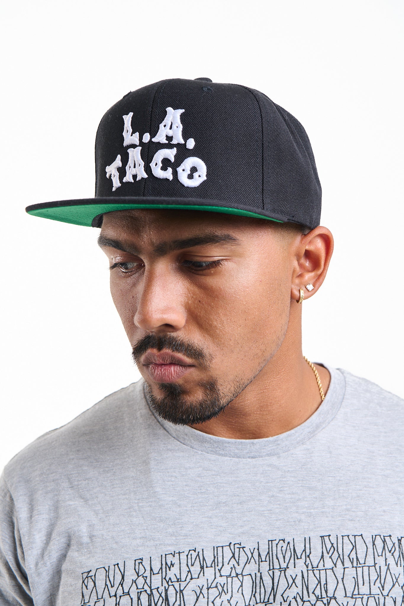 Black & White L.A. TACO Hat