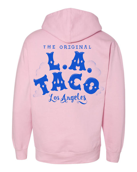 L.A. TACO Classic Hoodie (Pink + White)