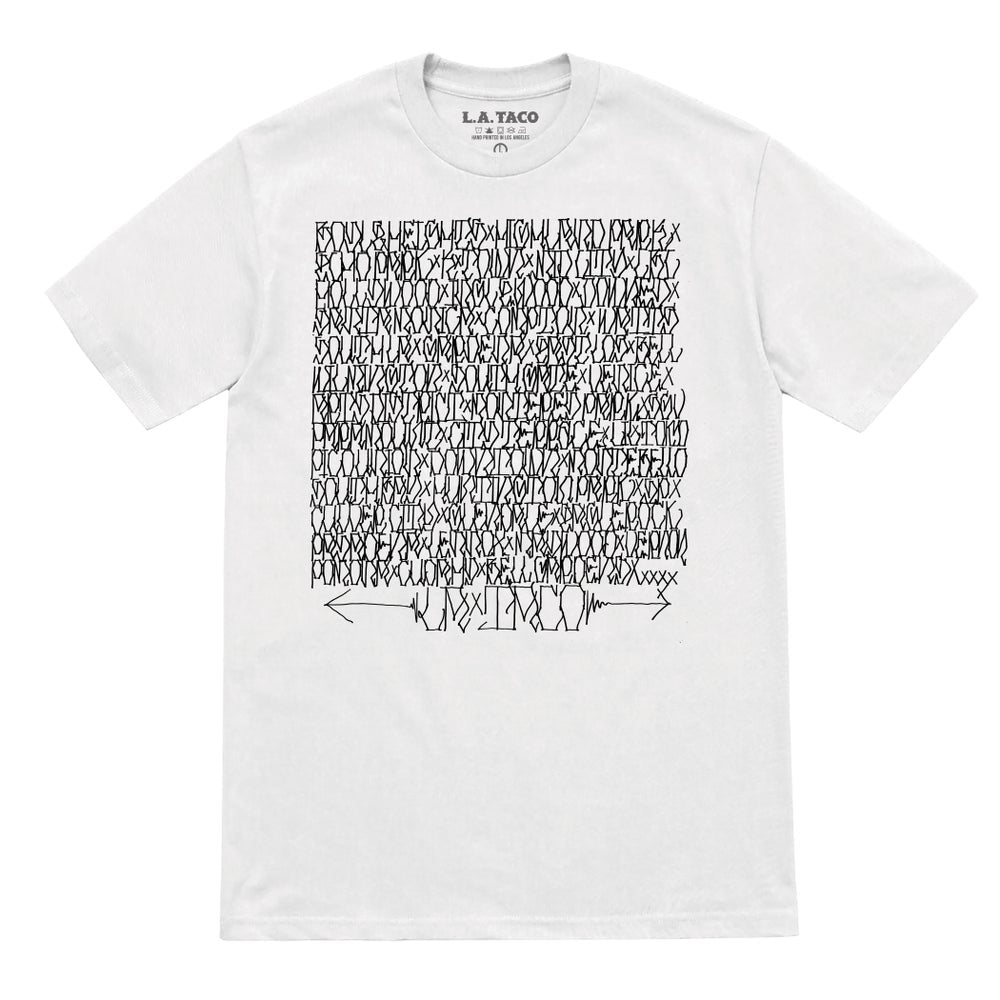 Neighborhood Roll Call T-Shirt by DEFER (White) – L.A. TACO