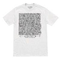 Neighborhood Roll Call T-Shirt by DEFER (White)