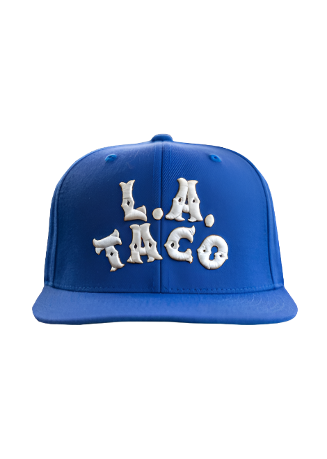 Blue & White L.A. TACO Hat