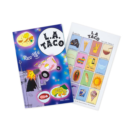 L.A. TACO "Taco Life" Zines Volume 1 and 2.